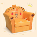 Kids Armrest Lion Upholstered Sofa by DirectDeals