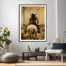 Western Cowgirl Wall Art Canvas Print by MyGreatCanvas | Canvas Wall Art Prints | Photo Prints & Wall Decor