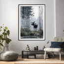 Abstract Moose Wall Art Canvas Print – Wildlife Nature by MyGreatCanvas | Canvas Wall Art Prints | Photo Prints & Wall Decor