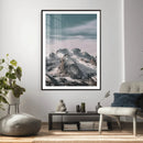 Alpine Mountain Landscape Wall Art Canvas Print, Snowy Peak by MyGreatCanvas | Canvas Wall Art Prints | Photo Prints & Wall Decor