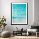Aerial Turquoise Beach Wall Art Canvas Print – Minimal by MyGreatCanvas | Canvas Wall Art Prints | Photo Prints & Wall Decor