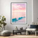 Sunset Surf Wall Art Canvas Print – Coastal Ocean by MyGreatCanvas | Canvas Wall Art Prints | Photo Prints & Wall Decor