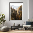 Autumn Forest Mountain Wall Art Canvas Print, Nature by MyGreatCanvas | Canvas Wall Art Prints | Photo Prints & Wall Decor