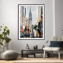 Chrysler Building New York Wall Art Canvas Print, Abstract by MyGreatCanvas | Canvas Wall Art Prints | Photo Prints & Wall Decor