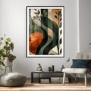 Abstract Green Flowers Wall Art Canvas Print by MyGreatCanvas | Canvas Wall Art Prints | Photo Prints & Wall Decor