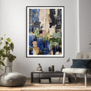 Abstract Dark Blue Wall Art Canvas Print by MyGreatCanvas | Canvas Wall Art Prints | Photo Prints & Wall Decor