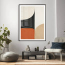 Geometric Abstract Wall Art Canvas Print, Orange Blue by MyGreatCanvas | Canvas Wall Art Prints | Photo Prints & Wall Decor