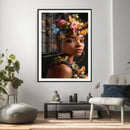 Butterfly Crown Gold Woman Portrait — Monarch Queen Canvas by MyGreatCanvas | Canvas Wall Art Prints | Photo Prints & Wall Decor