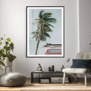 VW Van Palm Tree Canvas Wall Art, Pink Camper Surfboards by MyGreatCanvas | Canvas Wall Art Prints | Photo Prints & Wall Decor