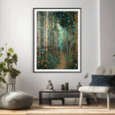 Gustav Klimt Style Forest Canvas Wall Art, Golden Forest by MyGreatCanvas | Canvas Wall Art Prints | Photo Prints & Wall Decor