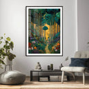 Gustav Klimt Style Forest Canvas Wall Art, Golden Forest by MyGreatCanvas | Canvas Wall Art Prints | Photo Prints & Wall Decor