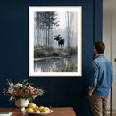 Abstract Moose Wall Art Canvas Print – Wildlife Nature by MyGreatCanvas | Canvas Wall Art Prints | Photo Prints & Wall Decor