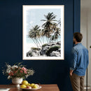 Tropical Trees Beach Wall Art Canvas Print, Coastal Ocean by MyGreatCanvas | Canvas Wall Art Prints | Photo Prints & Wall Decor