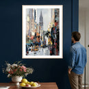 Chrysler Building New York Wall Art Canvas Print, Abstract by MyGreatCanvas | Canvas Wall Art Prints | Photo Prints & Wall Decor