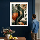Abstract Green Flowers Wall Art Canvas Print by MyGreatCanvas | Canvas Wall Art Prints | Photo Prints & Wall Decor