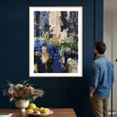 Abstract Dark Blue Wall Art Canvas Print by MyGreatCanvas | Canvas Wall Art Prints | Photo Prints & Wall Decor