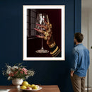 Black Woman Holding Elegant Wine Glass Art, Black Girl Art, by MyGreatCanvas | Canvas Wall Art Prints | Photo Prints & Wall Decor