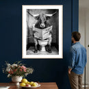 Texas Longhorn Cow Toilet Paper Canvas Wall Art, Funny by MyGreatCanvas | Canvas Wall Art Prints | Photo Prints & Wall Decor