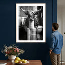 Texas Longhorn Cow Toilet Paper Canvas Wall Art, Funny by MyGreatCanvas | Canvas Wall Art Prints | Photo Prints & Wall Decor