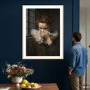 Baroque Portrait Canvas Wall Art, Flemish Woman with Lace by MyGreatCanvas | Canvas Wall Art Prints | Photo Prints & Wall Decor