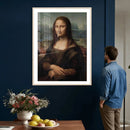 Funny Bathroom Canvas Wall Art Print, Mona Lisa Clothespin by MyGreatCanvas | Canvas Wall Art Prints | Photo Prints & Wall Decor