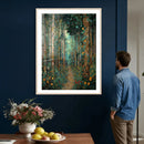 Gustav Klimt Style Forest Canvas Wall Art, Golden Forest by MyGreatCanvas | Canvas Wall Art Prints | Photo Prints & Wall Decor