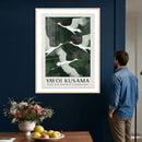 Yayoi Kusama Crane Bird Wall Art Canvas Print, Japanese by MyGreatCanvas | Canvas Wall Art Prints | Photo Prints & Wall Decor