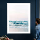 Minimal Ocean Wave Wall Art Canvas Print – Coastal Seascape by MyGreatCanvas | Canvas Wall Art Prints | Photo Prints & Wall Decor