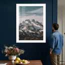 Alpine Mountain Landscape Wall Art Canvas Print, Snowy Peak by MyGreatCanvas | Canvas Wall Art Prints | Photo Prints & Wall Decor