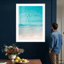 Aerial Turquoise Beach Wall Art Canvas Print – Minimal by MyGreatCanvas | Canvas Wall Art Prints | Photo Prints & Wall Decor