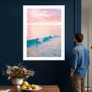 Sunset Surf Wall Art Canvas Print – Coastal Ocean by MyGreatCanvas | Canvas Wall Art Prints | Photo Prints & Wall Decor