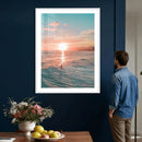 Sunset Surf Wall Art Canvas Print – Coastal Ocean by MyGreatCanvas | Canvas Wall Art Prints | Photo Prints & Wall Decor