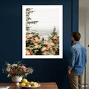 Fall Forest Wall Art Canvas Print – Soft Evergreen Woodland by MyGreatCanvas | Canvas Wall Art Prints | Photo Prints & Wall Decor