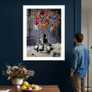 Banksy Inspired Boy Wall Art Canvas Print, Graffiti Balloon by MyGreatCanvas | Canvas Wall Art Prints | Photo Prints & Wall Decor