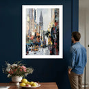 Chrysler Building New York Wall Art Canvas Print, Abstract by MyGreatCanvas | Canvas Wall Art Prints | Photo Prints & Wall Decor