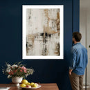 Neutral Abstract Wall Art Canvas Print, Beige Black Textured by MyGreatCanvas | Canvas Wall Art Prints | Photo Prints & Wall Decor