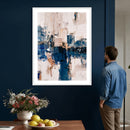 Abstract Navy Blue Wall Art Canvas Print by MyGreatCanvas | Canvas Wall Art Prints | Photo Prints & Wall Decor