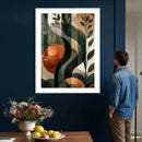 Abstract Green Flowers Wall Art Canvas Print by MyGreatCanvas | Canvas Wall Art Prints | Photo Prints & Wall Decor