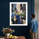 Abstract Dark Blue Wall Art Canvas Print by MyGreatCanvas | Canvas Wall Art Prints | Photo Prints & Wall Decor