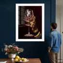 Black Woman Holding Elegant Wine Glass Art, Black Girl Art, by MyGreatCanvas | Canvas Wall Art Prints | Photo Prints & Wall Decor