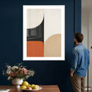 Geometric Abstract Wall Art Canvas Print, Orange Blue by MyGreatCanvas | Canvas Wall Art Prints | Photo Prints & Wall Decor
