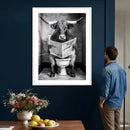 Texas Longhorn Cow Toilet Paper Canvas Wall Art, Funny by MyGreatCanvas | Canvas Wall Art Prints | Photo Prints & Wall Decor