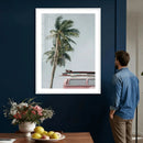 VW Van Palm Tree Canvas Wall Art, Pink Camper Surfboards by MyGreatCanvas | Canvas Wall Art Prints | Photo Prints & Wall Decor
