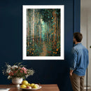 Gustav Klimt Style Forest Canvas Wall Art, Golden Forest by MyGreatCanvas | Canvas Wall Art Prints | Photo Prints & Wall Decor
