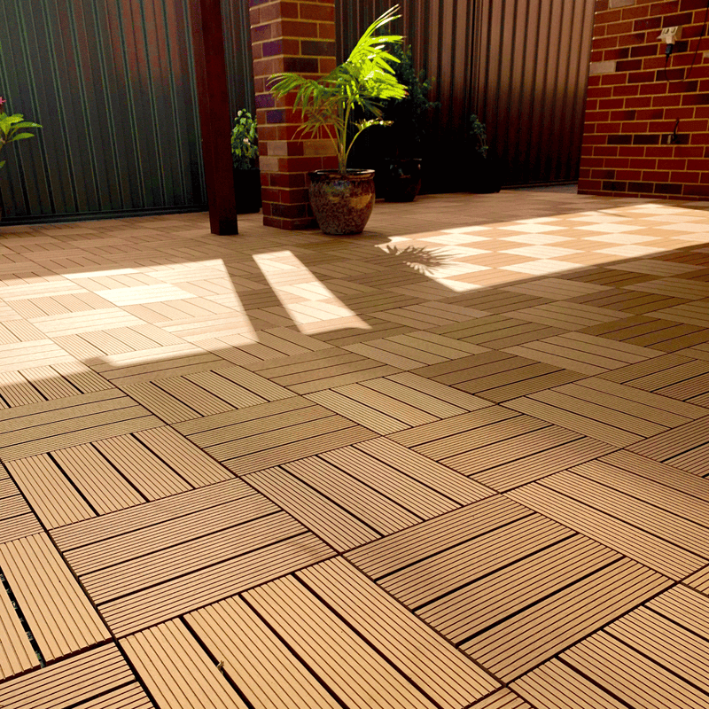 <b>Deck Tiles</b> - Premium WPC Interlocking | DECKO (11.8"/11.8"/0.8") - <b>choose the color</b> - (One Piece)
