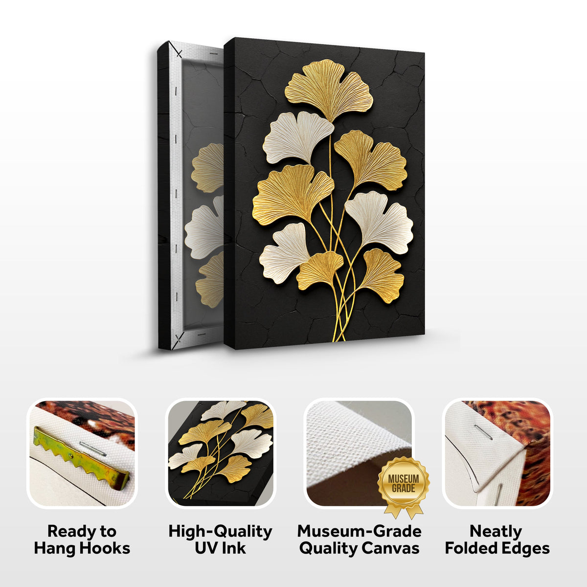 Golden Ginkgo Wall Art, photo 8 of 10