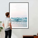 Minimal Ocean Wave Wall Art Canvas Print – Coastal Seascape by MyGreatCanvas | Canvas Wall Art Prints | Photo Prints & Wall Decor