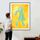 Squidward Tentacles Wall Art Canvas Print – Bold and Brash by MyGreatCanvas | Canvas Wall Art Prints | Photo Prints & Wall Decor