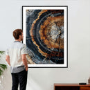 Abstract Wood Grain Canvas Print, Tree Ring Pattern Wall by MyGreatCanvas | Canvas Wall Art Prints | Photo Prints & Wall Decor