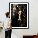 Abstract Horse Wall Art Canvas Print – Painted Style Western by MyGreatCanvas | Canvas Wall Art Prints | Photo Prints & Wall Decor
